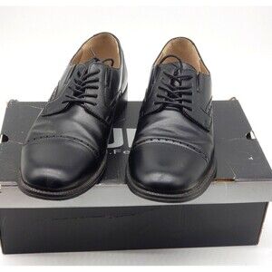 JF J Ferrar DANE 014-2903 Men’s Black Lace-Up Dress Shoes Size 11M Formal Oxford
